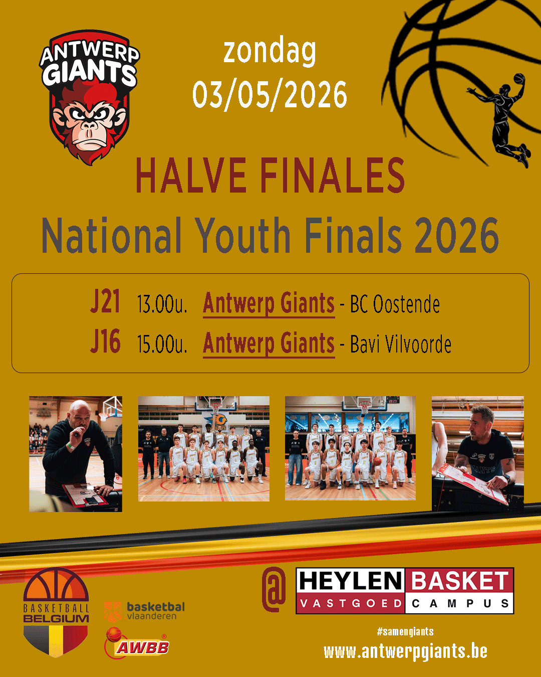 National Youth Finals halve finales