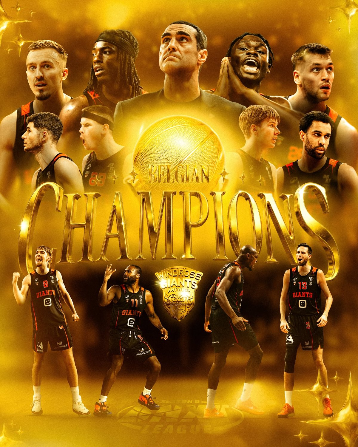 Windrose Giants Antwerp — Belgian Champions 2025-2026