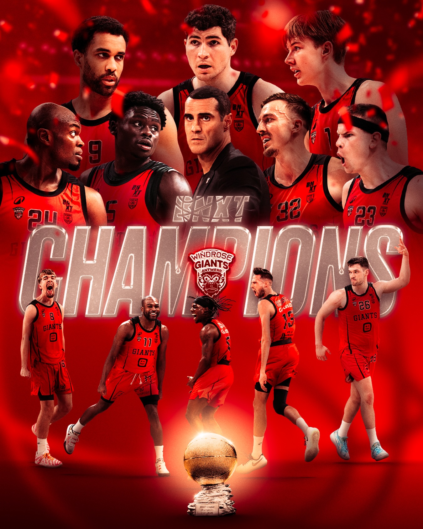 Windrose Giants Antwerp — BNXT-kampioen 2025-2026